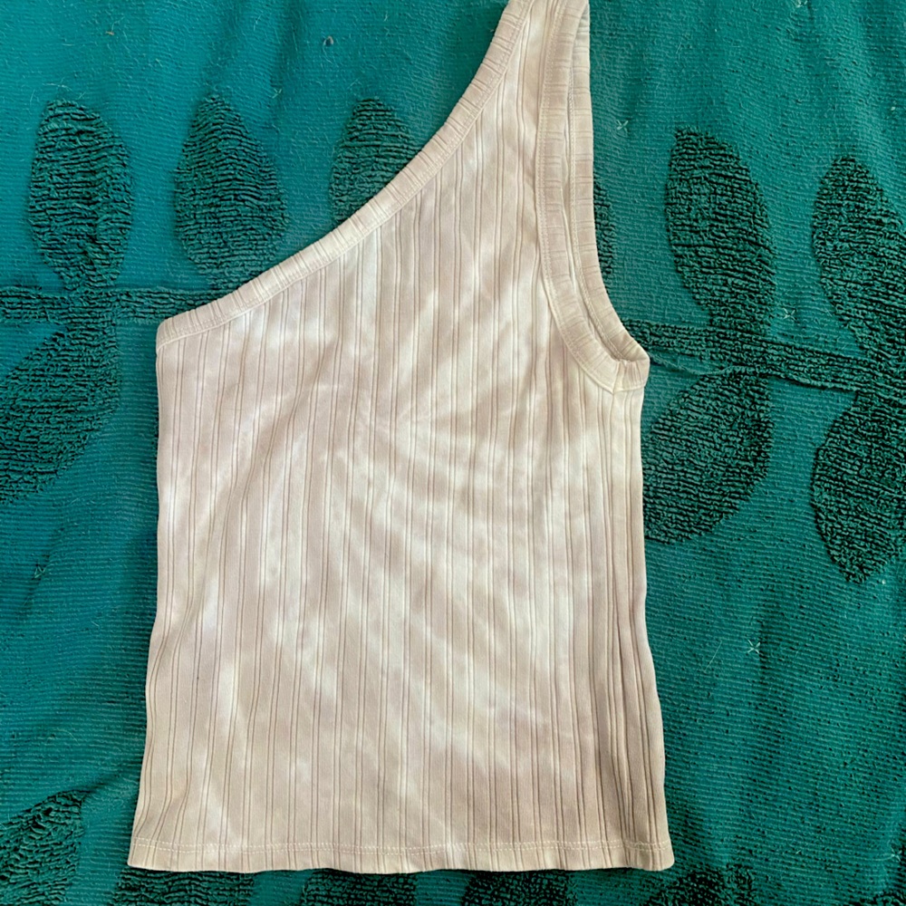 AMERICAN EAGLE. One shoulder cropped tie dye top. Size XS